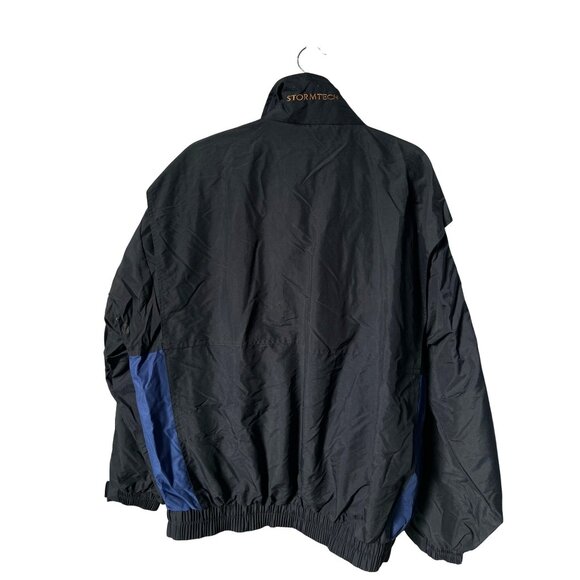Stormtech WRX-1 Jacket Size Medium Three Star Trucking Bomber Navy/Royal Nylon - Picture 2 of 7